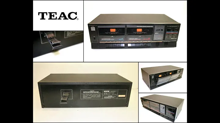 Vintage TEAC W-30 Stereo Double Cassette Deck (Made in Japan)