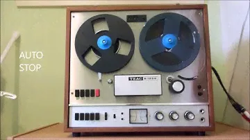 TEAC A-1200 RECORD TEST TDK TAPE