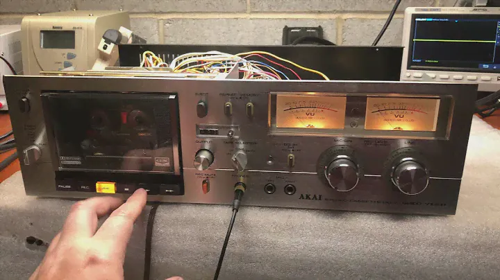 Akai GXC-715D Recording Test After Capstan Motor Replacement