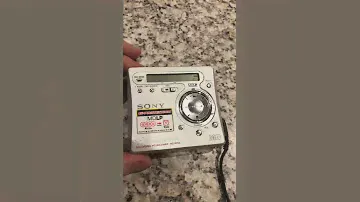 Minidisc player