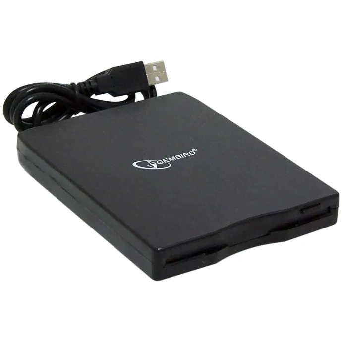 Внешний дисковод для дискет FDD 1.44Mb 3.5" Gembird (Teac) Black-0