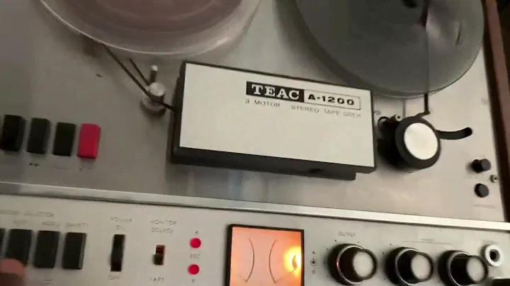 Teac A-1200 in action