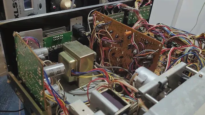 Teac C-3 cassette deck playback test after repair
