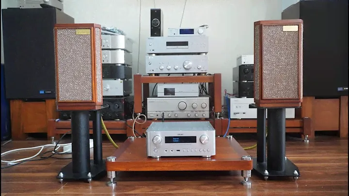 Lên sóng Ampli số Teac H750 siêu ngon cùng Cặp loa màng gỗ phong cách Tannoy