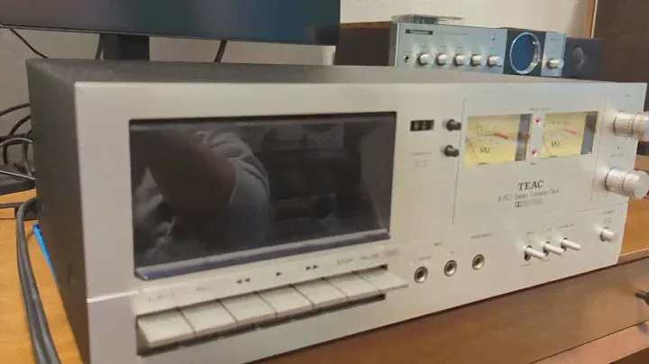 TEAC A-150 stereo cassette deck demo