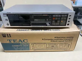 TEAC カセットデッキ V-R2 レトロ 通電確認済 元箱つき