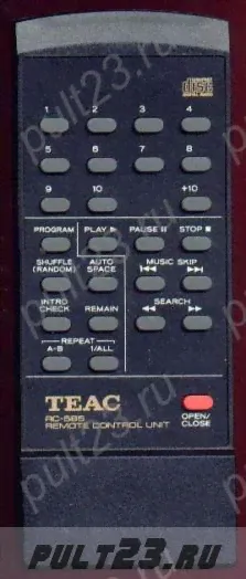TEAC RC-585, RC-632, CD-P1100, CD-P1800