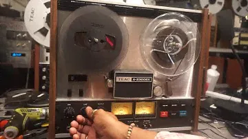 TEAC 2300SX Reel to Reel demo