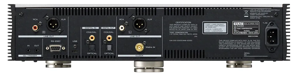 TEAC VRDS-701 Silver - CD проигрыватель-1