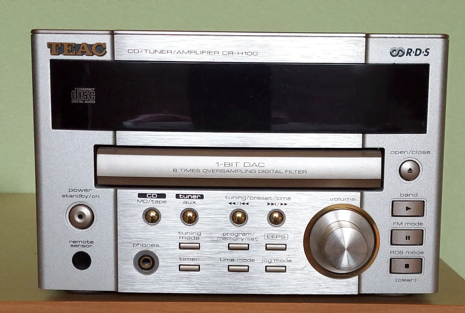 TEAC CR-H 100 - CD Tuner Amplifier mit FB und Bedienungsanleitung-0
