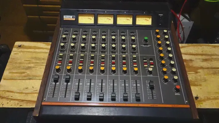 Teac Model 3 Tascam Series 70's 8 Channel Analog Mixer