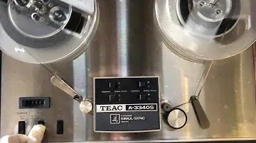 日本製 名機 TEAC オープンリールデッキ A-3340S 4ch 4トラック テープデッキ ティアック