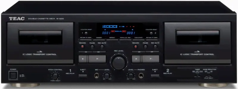 Кассетная дека TEAC W-1200 (Black)-0