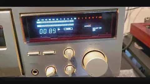 Teav V-1050 Tape Deck playback testing