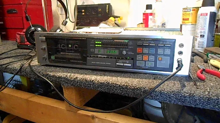 Teac V-95RX Stereo Cassette Deck Auto Reverse DBX + Wood Case - Needs Repairs