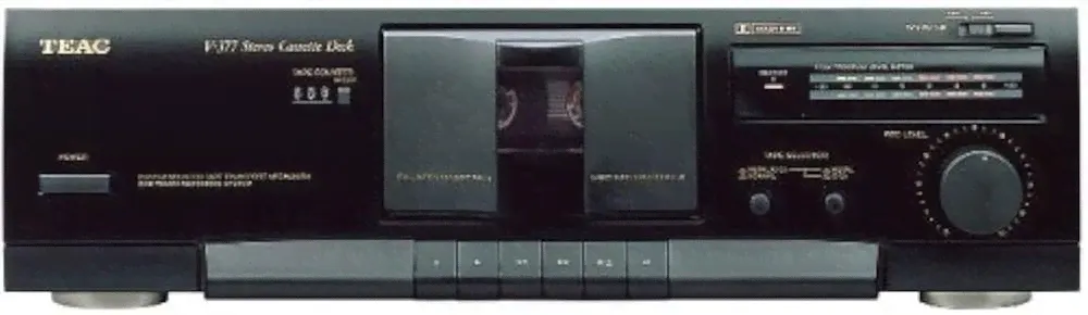 Кассетные деки Teac V 377 Kassettendeck schwarz