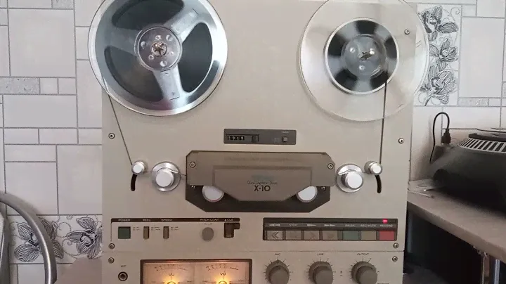 Teac X-10. Пробная запись-лента Тасма