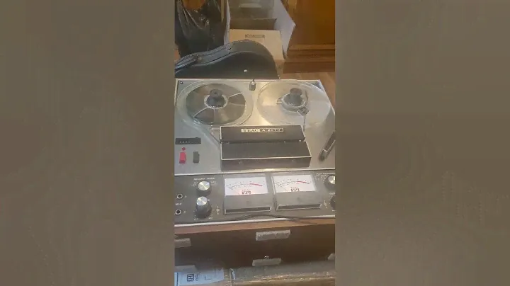 TEAC A-2070 Bi-directional playback & record reel to reel tape deck from 1971.