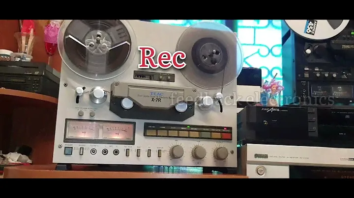 𝐓𝐄𝐀𝐂 𝐗-7𝐑 Tape recorder 👋 4- track 2- Channel Stereo Spool 👋 Reel to Reel Recording and Play