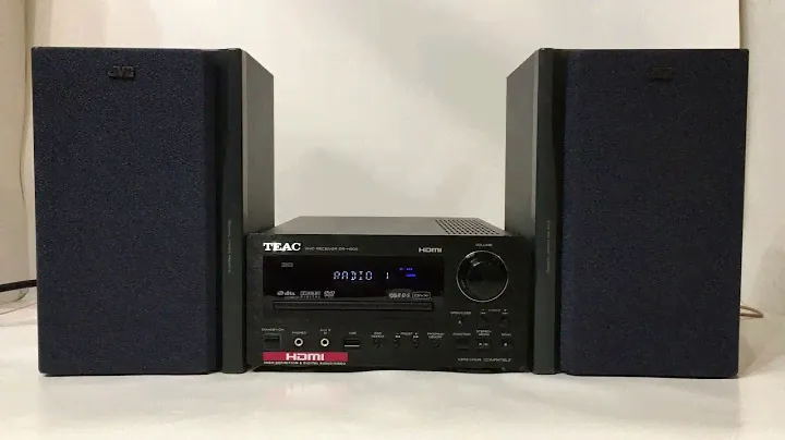 Teac DR H300 FM radio mode JVC UX B1001 part 1