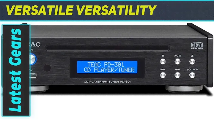 TEAC PD-301-X/B CD Player Review: USB Playback, FM Compatibility, and Sleek Black Design!