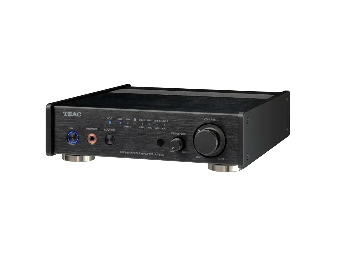 Teac AI-303 | schwarz | Verstärker | DAC | USB | Bluetooth | Kopfhörerausgang