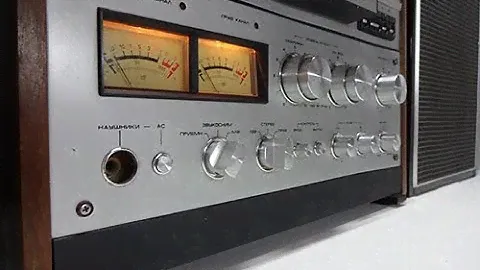 Илеть - 110 Стерео.СССР.1985 !!! Катушечный магнитофон.