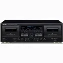 Двухкассетная дека TEAC W-1200, черный