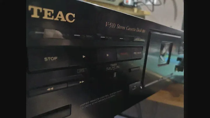 TEAC V-510 "Intro Check" (skip track) function test