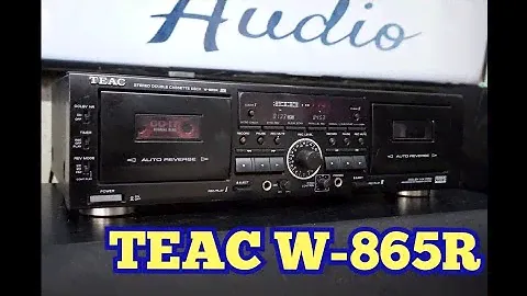 PROBANDO CASETERA DECK TEAC W-865R
