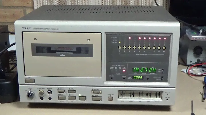 TEAC CR-310 Communications Recorder, 10 tracks, VHS-based