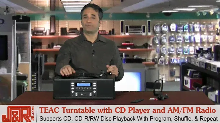 TEAC LP-U200 Turntable with CD Player and AM/FM Radio with USB and SD - JR.com