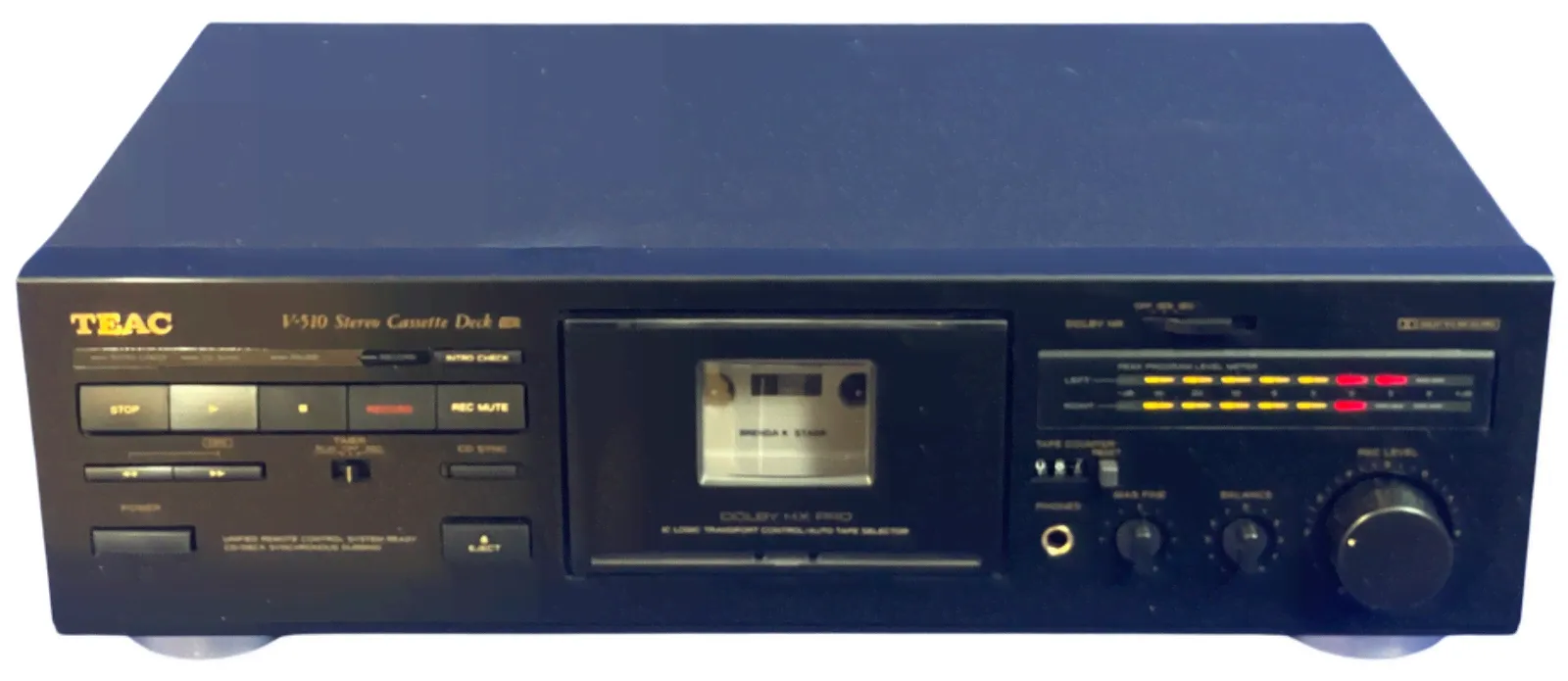 Teac V 510 Vintage Home Cassette Play/Rec Dolby B/C/HX Pro New OB Rare Find-0