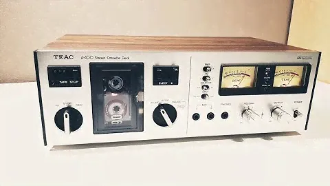 Teac A400 Cassette Deck -1975.y. - Demo, Test after minor repair