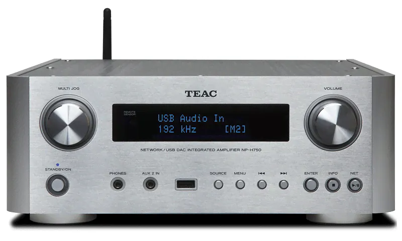 Стерео ресивер с сетевыми функциями Teac NP-H750 silver