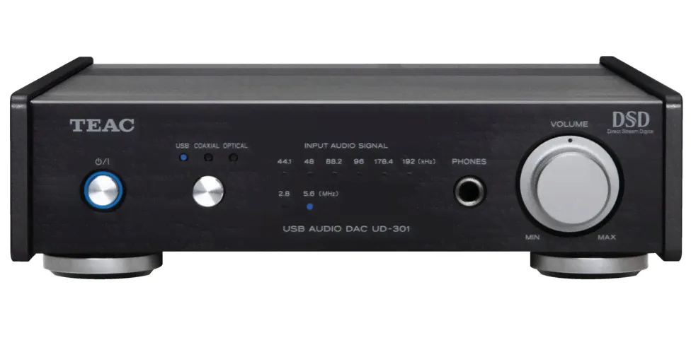 Teac UD-301-X | schwarz | USB-D/A-Wandler | Kopfhörerausgang 6,3mm